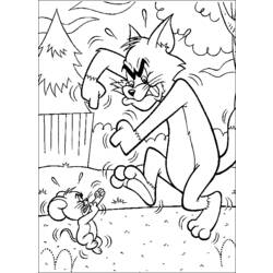 Disegno da colorare: Tom e Jerry (Cartoni animati) #24320 - Pagine da Colorare Stampabili Gratuite