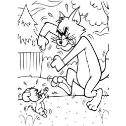 Disegno da colorare: Tom e Jerry (Cartoni animati) #24324 - Pagine da Colorare Stampabili Gratuite