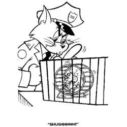 Disegno da colorare: Tom e Jerry (Cartoni animati) #24331 - Pagine da Colorare Stampabili Gratuite