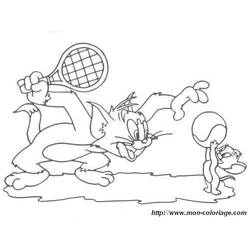 Disegno da colorare: Tom e Jerry (Cartoni animati) #24341 - Pagine da Colorare Stampabili Gratuite