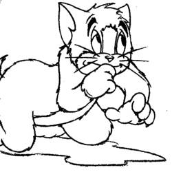Disegno da colorare: Tom e Jerry (Cartoni animati) #24345 - Pagine da Colorare Stampabili Gratuite
