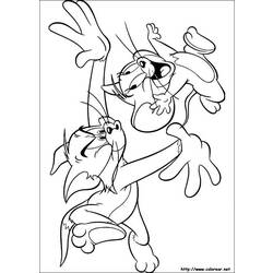 Disegno da colorare: Tom e Jerry (Cartoni animati) #24350 - Pagine da Colorare Stampabili Gratuite