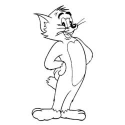 Disegno da colorare: Tom e Jerry (Cartoni animati) #24352 - Pagine da Colorare Stampabili Gratuite