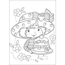 Disegno da colorare: Torta Di Fragole / Fragola (Cartoni animati) #35521 - Pagine da Colorare Stampabili Gratuite