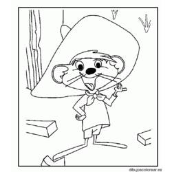 Disegno da colorare: Veloce Gonzales (Cartoni animati) #30731 - Pagine da Colorare Stampabili Gratuite