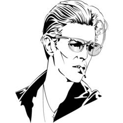 Disegno da colorare: David Bowie (Celebrità) #121955 - Pagine da Colorare Stampabili Gratuite