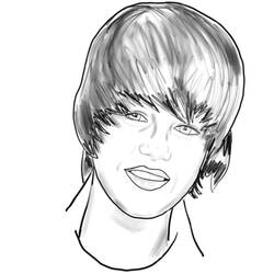Disegno da colorare: Justin Bieber (Celebrità) #122453 - Pagine da Colorare Stampabili Gratuite