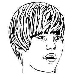 Disegno da colorare: Justin Bieber (Celebrità) #122458 - Pagine da Colorare Stampabili Gratuite