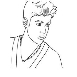 Disegno da colorare: Justin Bieber (Celebrità) #122481 - Pagine da Colorare Stampabili Gratuite