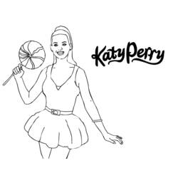 Disegno da colorare: Katy Perry (Celebrità) #123324 - Pagine da Colorare Stampabili Gratuite