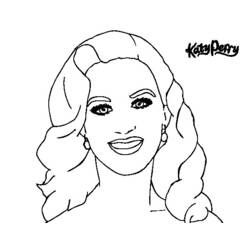 Disegno da colorare: Katy Perry (Celebrità) #123326 - Pagine da Colorare Stampabili Gratuite