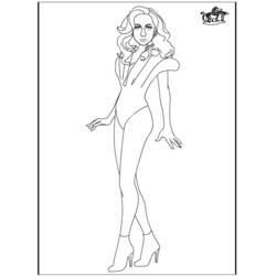 Disegno da colorare: Lady Gaga (Celebrità) #123952 - Pagine da Colorare Stampabili Gratuite