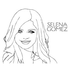 Disegno da colorare: Selena Gomez (Celebrità) #123822 - Pagine da Colorare Stampabili Gratuite