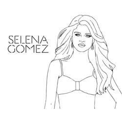 Disegno da colorare: Selena Gomez (Celebrità) #123826 - Pagine da Colorare Stampabili Gratuite