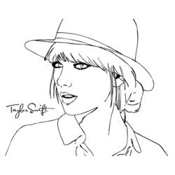 Disegno da colorare: Taylor Swift (Celebrità) #123852 - Pagine da Colorare Stampabili Gratuite
