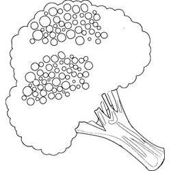 Disegno da colorare: Broccoli (Cibo e Nutrizione) #203718 - Pagine da Colorare Stampabili Gratuite