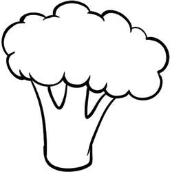 Disegno da colorare: Broccoli (Cibo e Nutrizione) #203720 - Pagine da Colorare Stampabili Gratuite