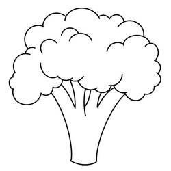 Disegno da colorare: Broccoli (Cibo e Nutrizione) #203723 - Pagine da Colorare Stampabili Gratuite