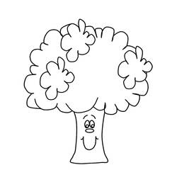 Disegno da colorare: Broccoli (Cibo e Nutrizione) #203730 - Pagine da Colorare Stampabili Gratuite