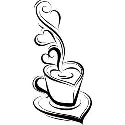 Disegno da colorare: Caffè (Cibo e Nutrizione) #210502 - Pagine da Colorare Stampabili Gratuite