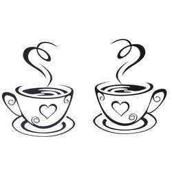 Disegno da colorare: Caffè (Cibo e Nutrizione) #210508 - Pagine da Colorare Stampabili Gratuite