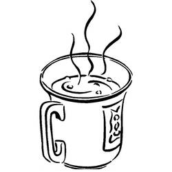 Disegno da colorare: Caffè (Cibo e Nutrizione) #210517 - Pagine da Colorare Stampabili Gratuite