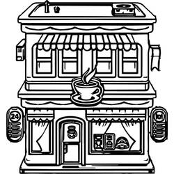 Disegno da colorare: Caffè (Cibo e Nutrizione) #210518 - Pagine da Colorare Stampabili Gratuite
