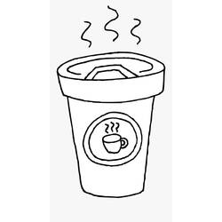 Disegno da colorare: Caffè (Cibo e Nutrizione) #210521 - Pagine da Colorare Stampabili Gratuite
