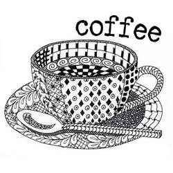 Disegno da colorare: Caffè (Cibo e Nutrizione) #210526 - Pagine da Colorare Stampabili Gratuite