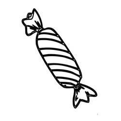 Disegni da colorare: Caramelle - Pagine da Colorare Stampabili Gratuite