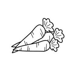 Disegni da colorare: Carota - Pagine da Colorare Stampabili Gratuite