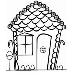 Disegno da colorare: Casa di Pan di Zenzero (Cibo e Nutrizione) #199232 - Pagine da Colorare Stampabili Gratuite