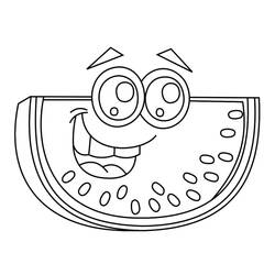Disegno da colorare: Cibo Kawaii (Cibo e Nutrizione) #209276 - Pagine da Colorare Stampabili Gratuite