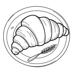 Disegni da colorare: Cornetto - Pagine da Colorare Stampabili Gratuite