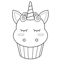 Disegno da colorare: Cupcake (Cibo e Nutrizione) #210590 - Pagine da Colorare Stampabili Gratuite