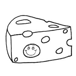 Disegno da colorare: Formaggio (Cibo e Nutrizione) #217631 - Pagine da Colorare Stampabili Gratuite