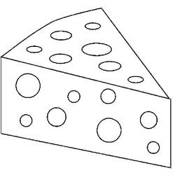 Disegno da colorare: Formaggio (Cibo e Nutrizione) #217636 - Pagine da Colorare Stampabili Gratuite