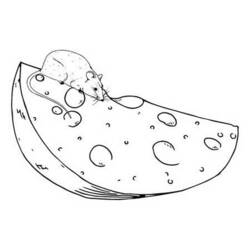 Disegno da colorare: Formaggio (Cibo e Nutrizione) #217640 - Pagine da Colorare Stampabili Gratuite