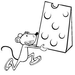 Disegno da colorare: Formaggio (Cibo e Nutrizione) #217644 - Pagine da Colorare Stampabili Gratuite