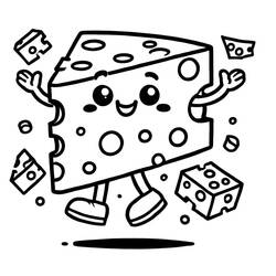 Disegno da colorare: Formaggio (Cibo e Nutrizione) #217648 - Pagine da Colorare Stampabili Gratuite