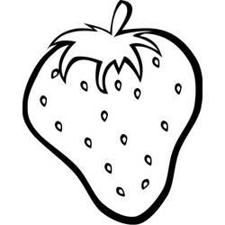 Disegni da colorare: Fragola - Pagine da Colorare Stampabili Gratuite
