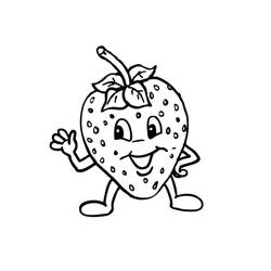 Disegno da colorare: Fragola (Cibo e Nutrizione) #186963 - Pagine da Colorare Stampabili Gratuite