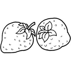 Disegno da colorare: Fragola (Cibo e Nutrizione) #186964 - Pagine da Colorare Stampabili Gratuite