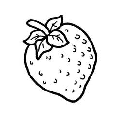 Disegno da colorare: Fragola (Cibo e Nutrizione) #186968 - Pagine da Colorare Stampabili Gratuite