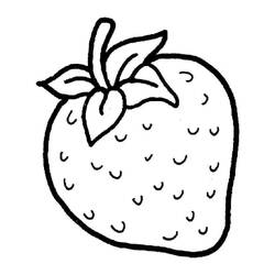 Disegno da colorare: Fragola (Cibo e Nutrizione) #186972 - Pagine da Colorare Stampabili Gratuite