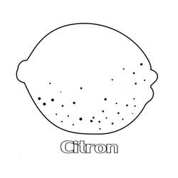 Disegno da colorare: Limone (Cibo e Nutrizione) #185013 - Pagine da Colorare Stampabili Gratuite
