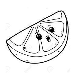 Disegno da colorare: Limone (Cibo e Nutrizione) #185018 - Pagine da Colorare Stampabili Gratuite