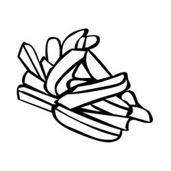 Disegno da colorare: Patatine Fritte (Cibo e Nutrizione) #209096 - Pagine da Colorare Stampabili Gratuite