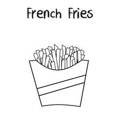 Disegno da colorare: Patatine Fritte (Cibo e Nutrizione) #209101 - Pagine da Colorare Stampabili Gratuite