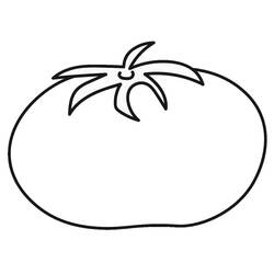 Disegno da colorare: Pomodoro (Cibo e Nutrizione) #195374 - Pagine da Colorare Stampabili Gratuite